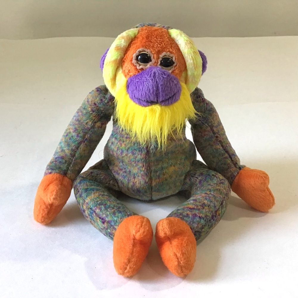 Vintage Ty Beanie Baby Bananas the Orangutan Monkey Retired Stuffed Plush 8.5”